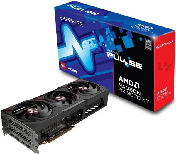 Видеокарта AMD RX9070XT 16Gb Sapphire PULSE 11348-03-20G