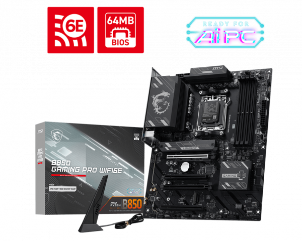 Материнская плата AM5 MSI B850 GAMING PRO WIFI6E