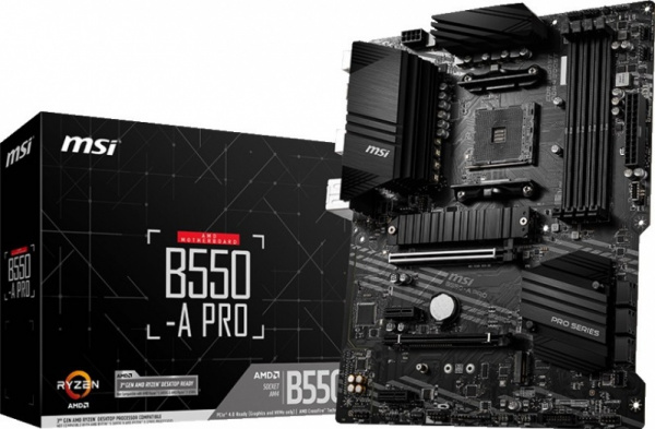 Материнская плата AM4 MSI B550-A PRO