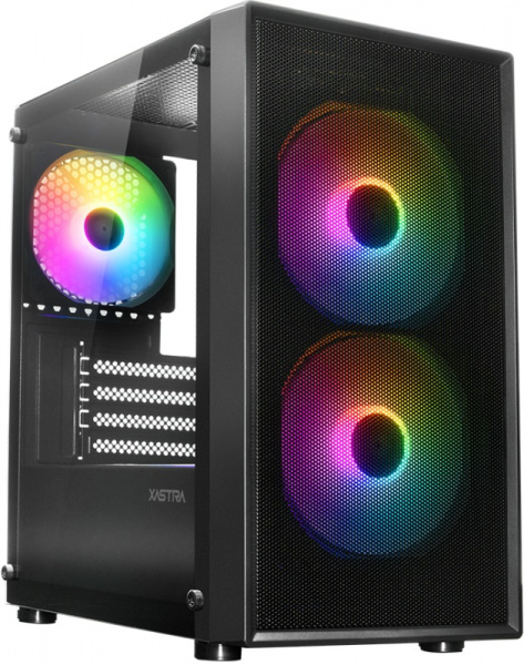 Корпус XASTRA A305M 3FRGB Black A305M-2FC14F-1FC12F