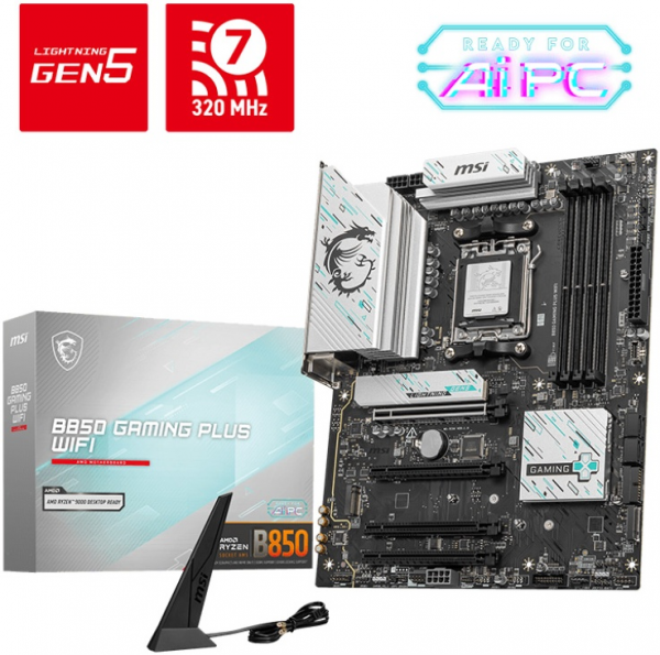 Материнская плата AM5 MSI B850 GAMING PLUS WIFI