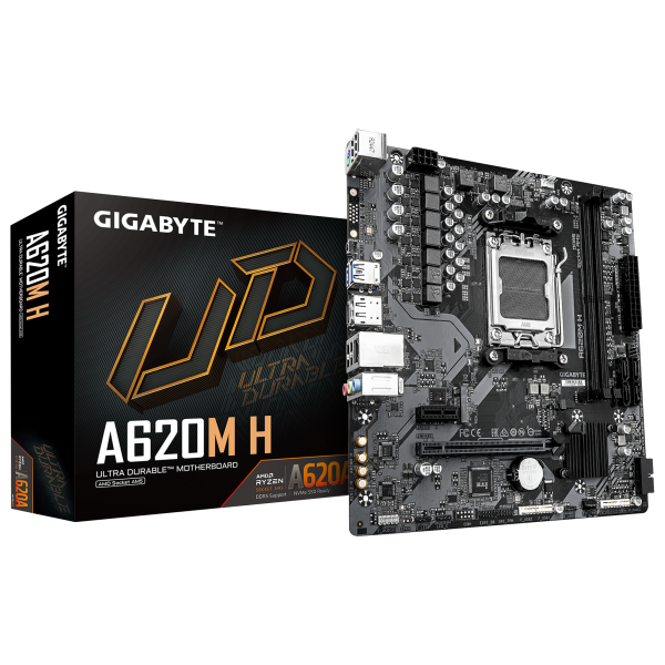 Материнская плата AM5 Gigabyte A620M H DDR5