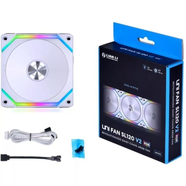 ВЕНТИЛЯТОР LIAN LI UNI FAN SL120 V2 WHITE /UF-SL120V2-1W/ G99.12SLV21W.R0