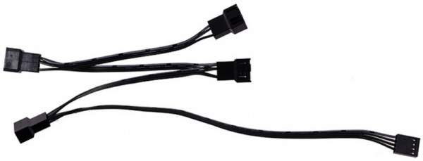 Кабель-разветвитель 1/4 ID-COOLING FS-04 (160шт/кор, 12V, PWM, 4 pin)