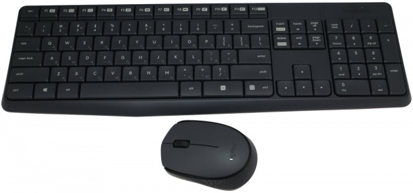 Клавиатура и мышь Logitech Wireless Desktop MK235 USB