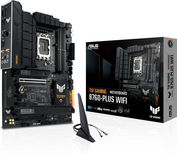Материнская плата LGA1700 Asus TUF GAMING B760-PLUS WIFI DDR5