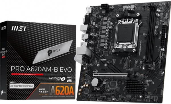 Материнская плата AM5 MSI PRO A620AM-B EVO BS