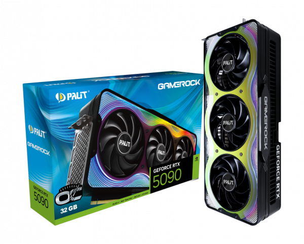 Видеокарта RTX5090 32Gb Palit GAMEROCK OC NE75090S19R5-GB2020G
