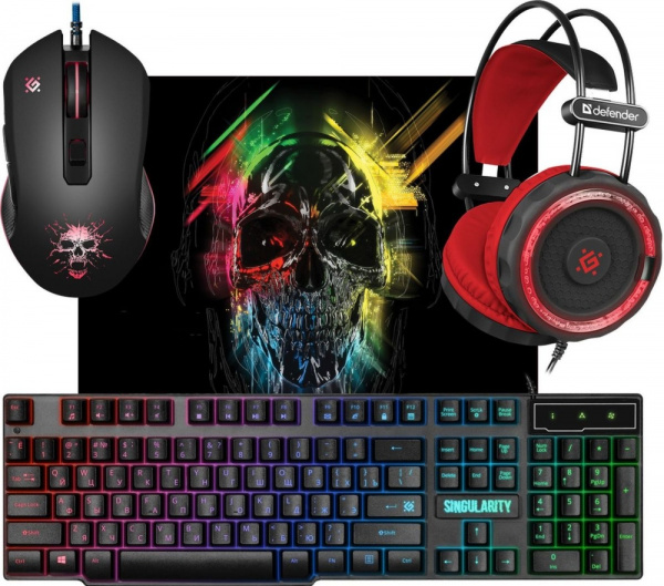 Гарнитура +KEYBOARD +MOUSE PAD +MOUSE MKP-118 52118 DEFENDER