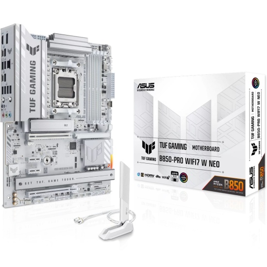 Материнская плата AM5 ASUS TUF GAMING B850-PRO WIFI7 W NEO