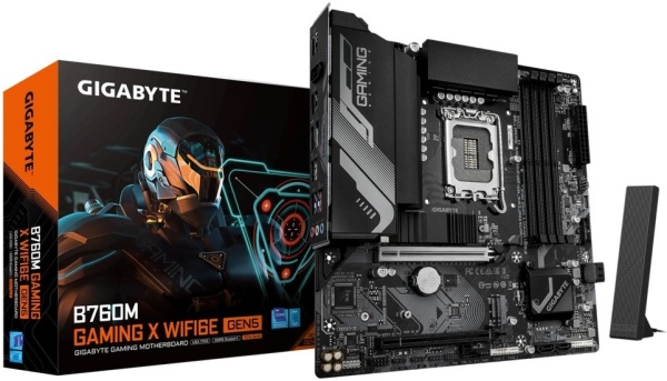 Материнская плата LGA1700 Gigabyte B760M GAMING X WIFI6E GEN5