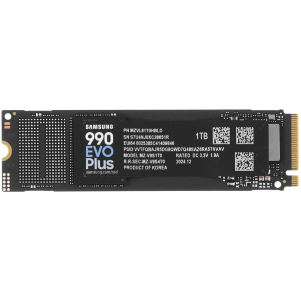 Накопитель SSD M.2 1Tb Samsung 990 EVO PLUS MZ-V9S1T0BW