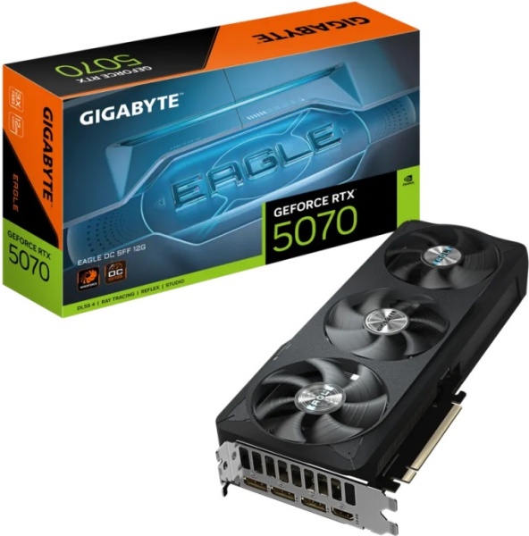Видеокарта RTX5070 12Gb Gigabyte GV-N5070EAGLE OC-12GD