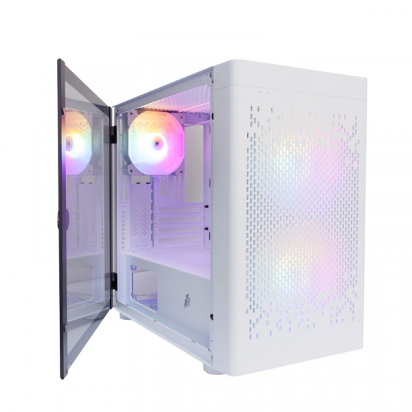 Корпус 1STPLAYER DK D3-B White / D3-B-WH-2F1P-W-1F1-W