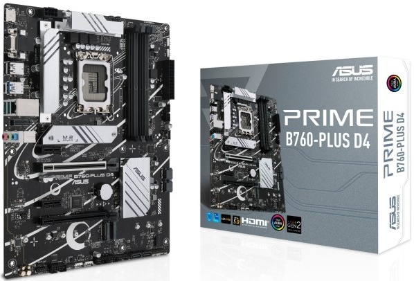 Материнская плата LGA1700 Asus PRIME B760-PLUS D4 PCIe 5.0 BS