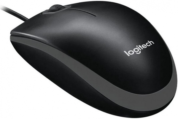 Мышь Logitech Mouse B100 Black USB 910-003357
