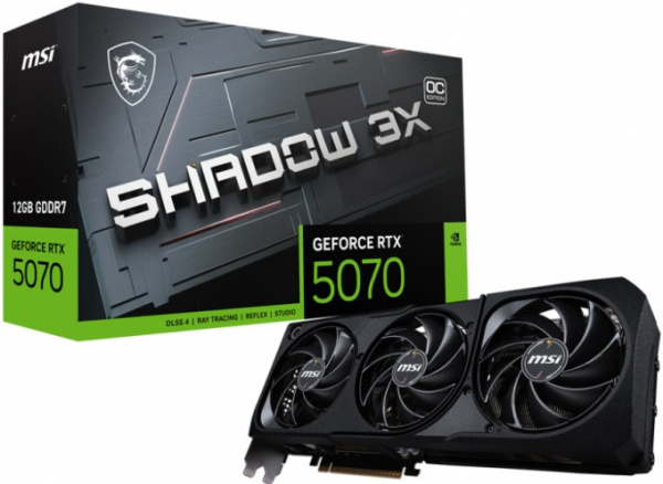 Видеокарта RTX5070 12Gb MSI SHADOW 3X OC
