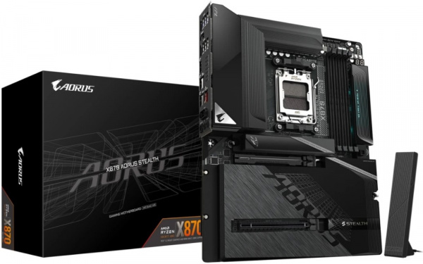 Материнская плата AM5 Gigabyte X870 AORUS STEALTH