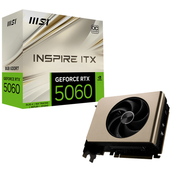 Видеокарта RTX5060 8Gb MSI INSPIRE ITX OC