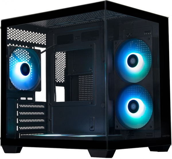 Корпус XASTRA QW400M 5ARGB-FC-C6-AC Black / QW400M-2FA24A-1FC12A-C6-AC