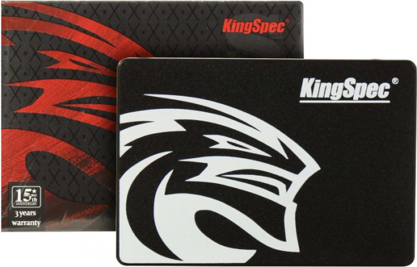 Накопитель SSD 2.5" 256Gb KingSpec P3-256, SATA III, 2.5-Inch SSD, bulk package