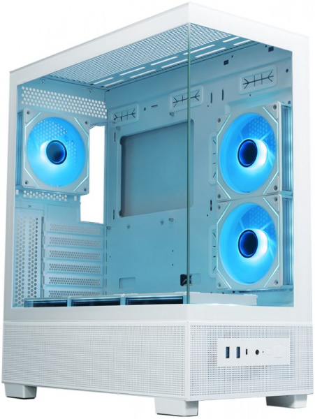 Корпус XASTRA Q500 6ARGB-C10-UC White / Q500-6FM12A-C10-UC-WH