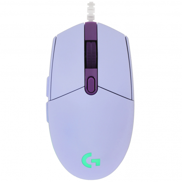 Мышь проводная Logitech G102 LIGHTSYNC фиолетовый, 8000 dpi, USB, кнопки - 6 (005857)