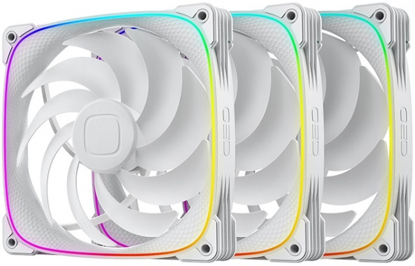 Вентилятор Geometric Future Squama 2503W-14 Triple Pack White / 1F2503W314000