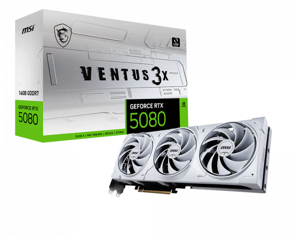 Видеокарта RTX5080 16GB MSI VENTUS 3X OC WHITE